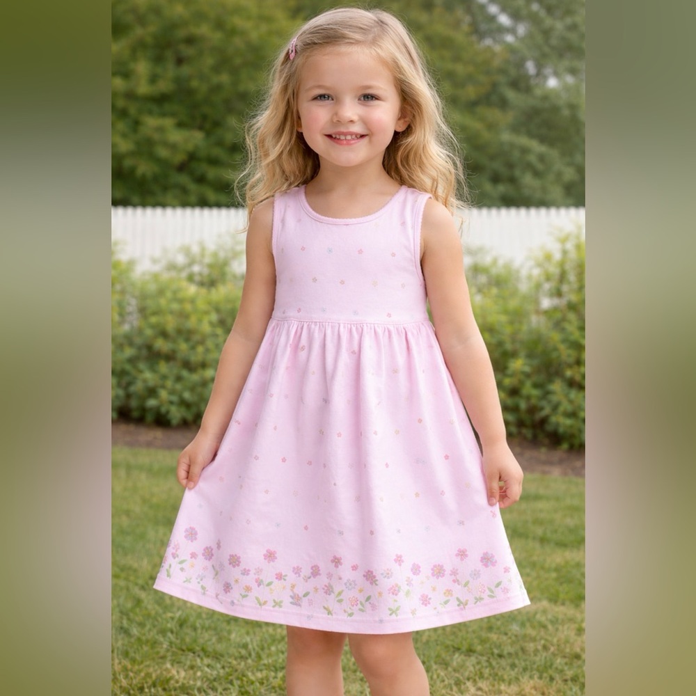 Gymboree Pink Floral Casual Dress